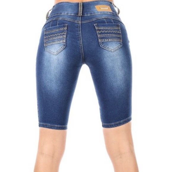 new Diva Star Colombian push up Bermuda shorts - Picture 3 of 3